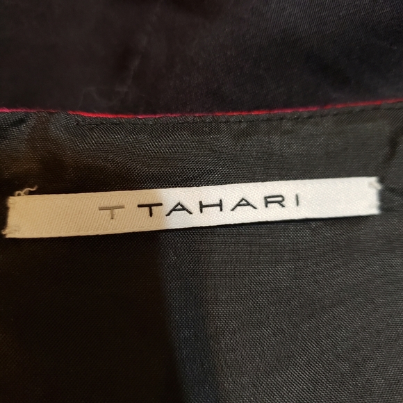 Tahari Elegant Black Pink Red And White Size 6 - Picture 4 of 5